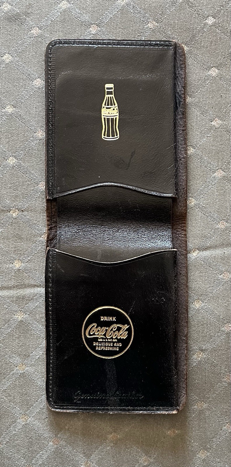 Vintage Coca-Cola Advertisement Genuine Leather Wallet