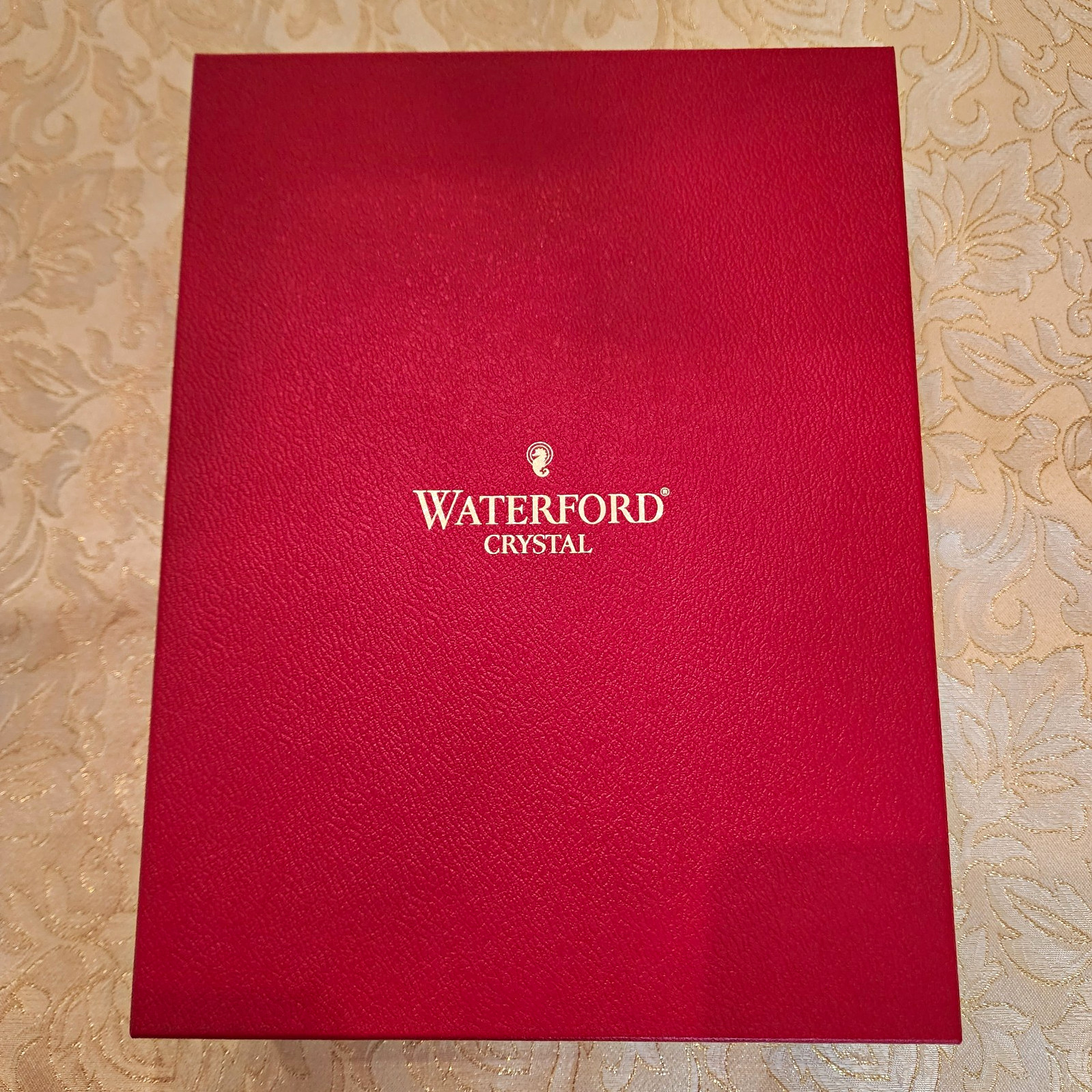 Waterford Crystal Happy Holiday Ruby Flute NEW One Pair In Box Waterford Crystal Happy Holiday Ruby Flute NEW One Pair In Box
