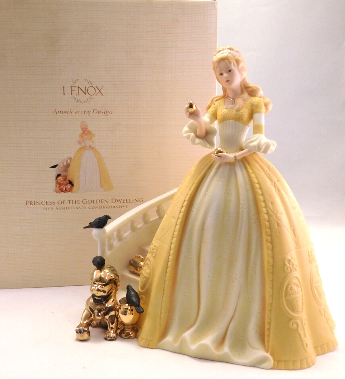 Princess Of The Golden Dwelling Figurine Lenox 25th Anniversary Ltd Ed #0321