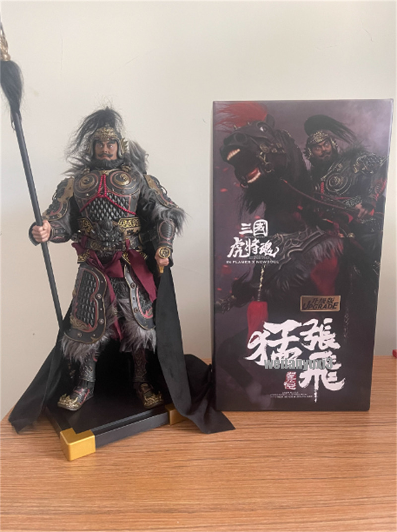 1/12 Sets Of Soul Of Tiger Generals Zhang Fei Yide Collectible Figure W/Horse 