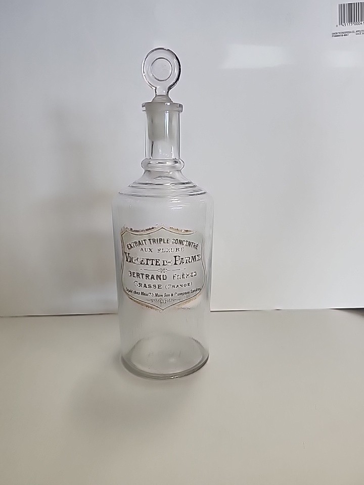 Antique French Perfume Bottle Violette de Parme BERTRAND FRERES GRASSE ( FRANCE)