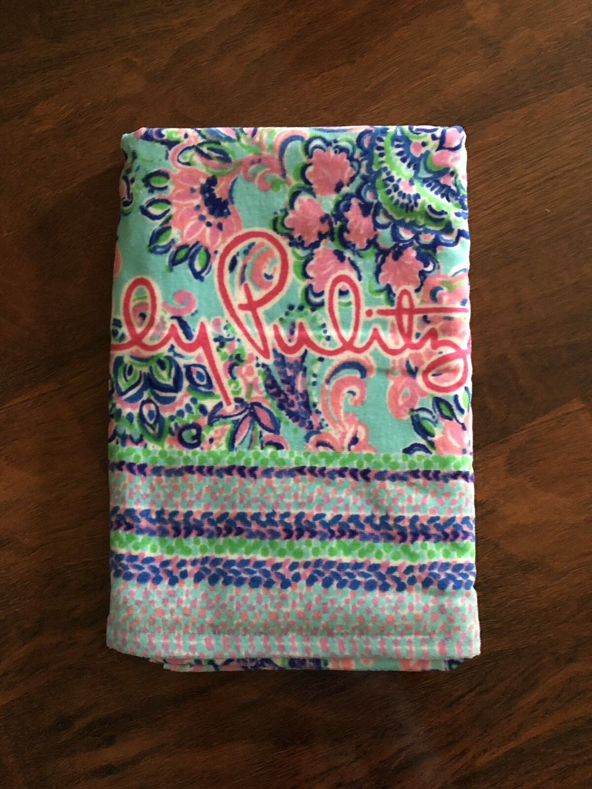 Lilly Pulitzer Blue Horizon JUNGLE SUNRISE LARGE BEACH TOWEL Summer Pool GWP NWT