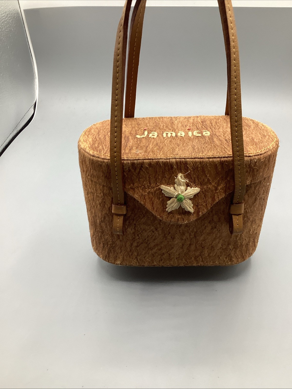 Vintage Handmade Jamaica Themed Binocular Holder-Very Unique