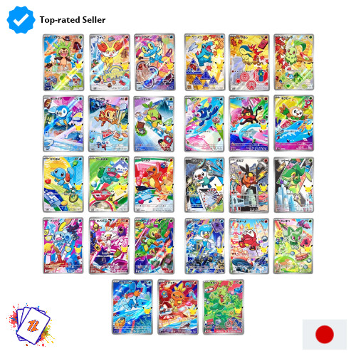 Pokemon 30th CELEBRATION Complete 27 Starter Promo card Japanese