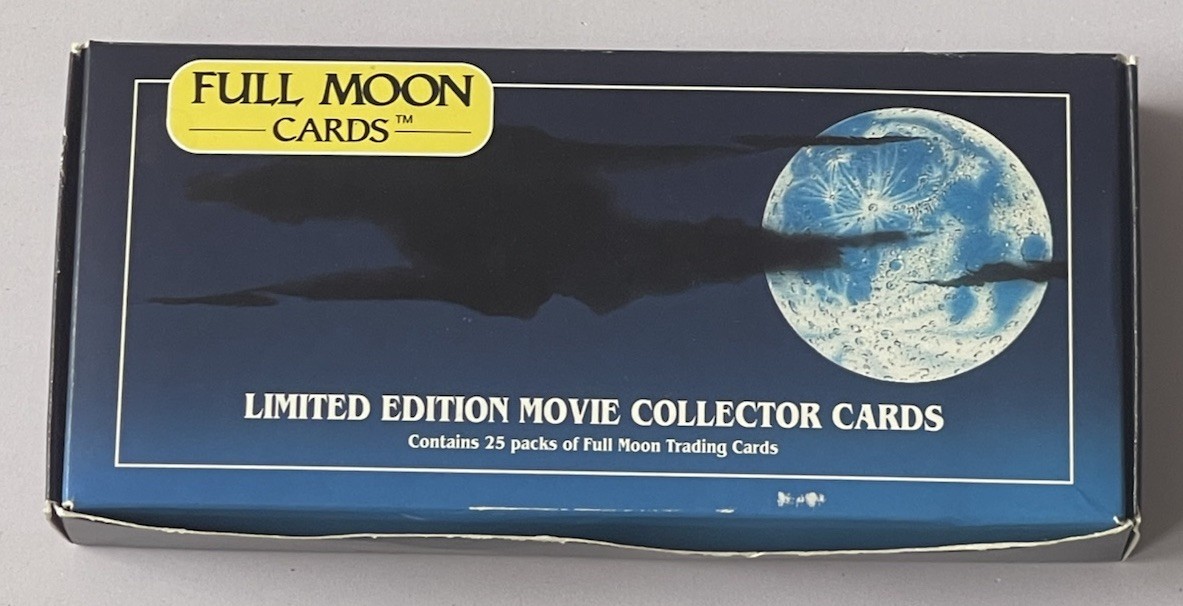 1991 Full Moon Limited Edition Movie Collector Cards Wax Box Sealed 25 Packs