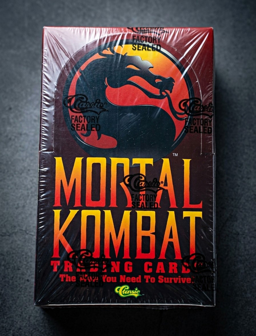 VINTAGE 1994 Mortal Kombat Series 1 Trading Card Box FACTORY SEALED 
