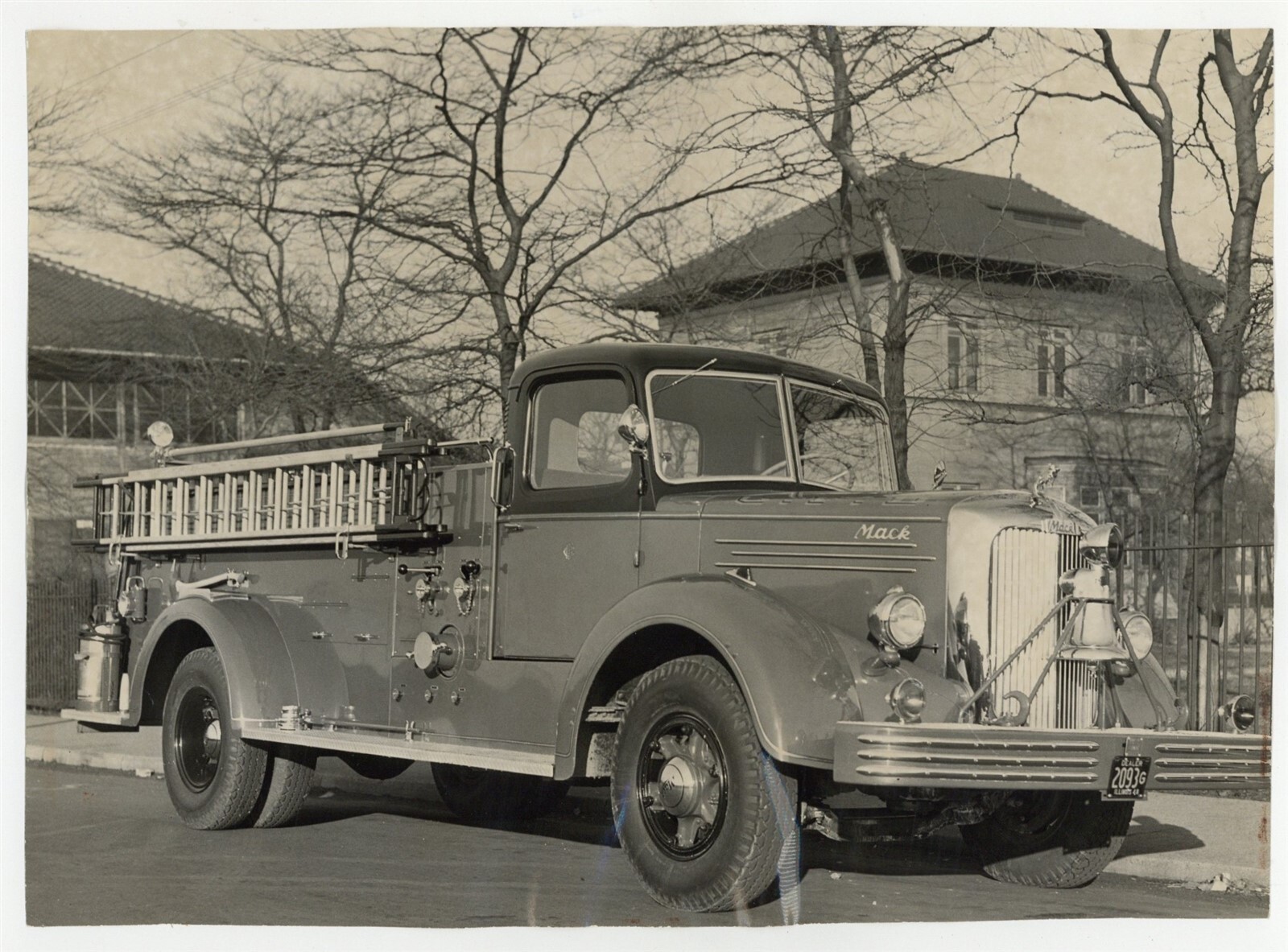 Chicago Tribune 1948 Chicago Fire Department Pumper Photograph 10x7 w/COA J9320 Chicago Tribune 1948 Chicago Fire Department Pumper Photograph 10x7 w/COA J9320