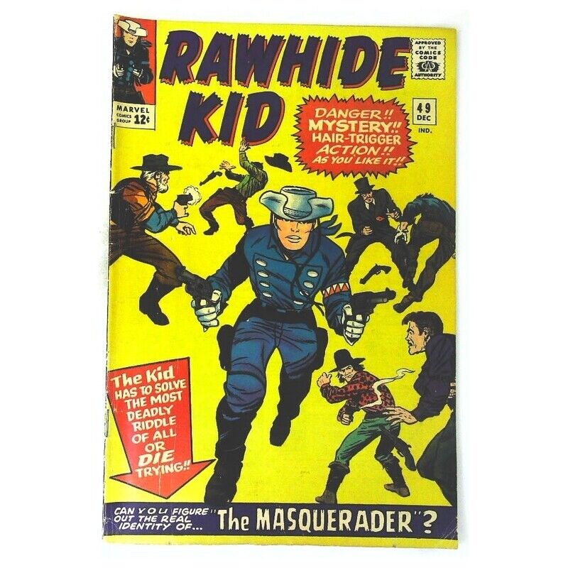 Rawhide Kid (1955 series) #49 in Fine minus condition. Marvel comics [g{