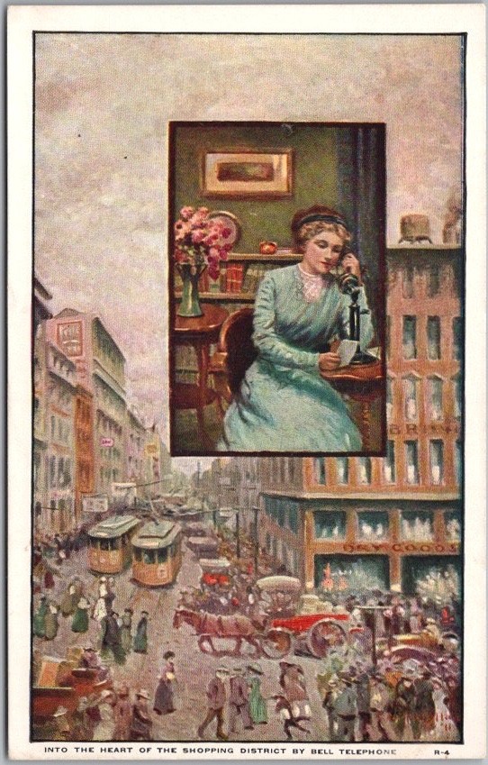 c1910s AT&T / BELL TELEPHONE Postcard \