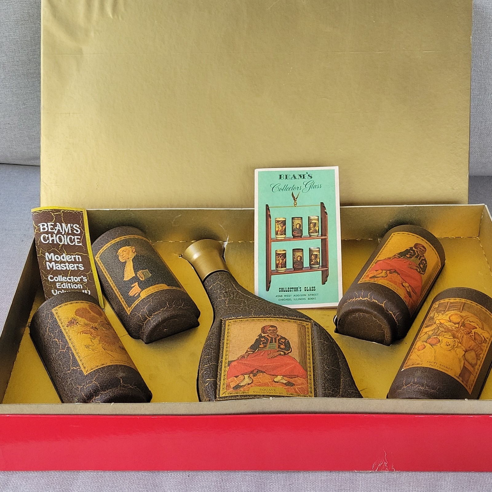 Jim Beam Beam\'s Choice Modern Masters Vol 10 Decanter Set w/ Box
