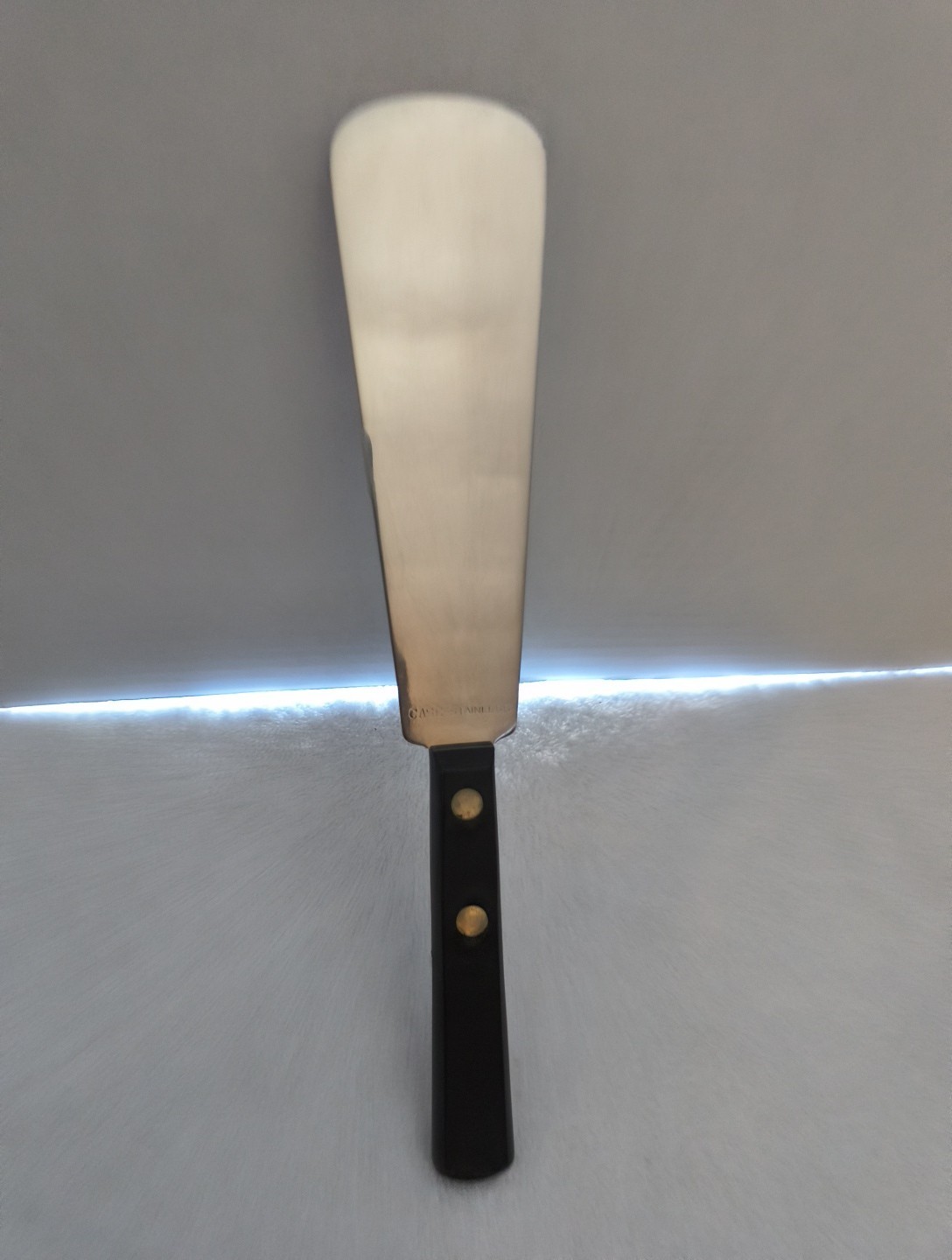 CASE Spatula/Spreader Black Handle  Stainless Steel Rare 12.5\