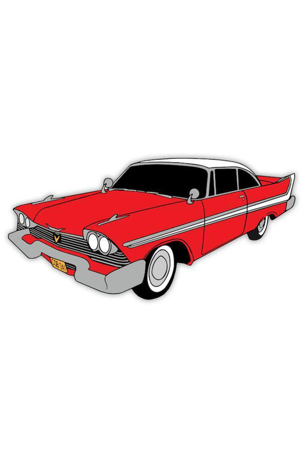 Christine 1958 Plymouth Fury Enamel Pin Car Ltd Edition NEW Lapel