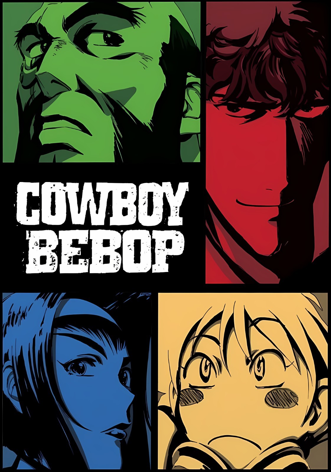 11.69x16.54 Cowboy Bebop Anime Poster Neo_Noir Space Western Illustration