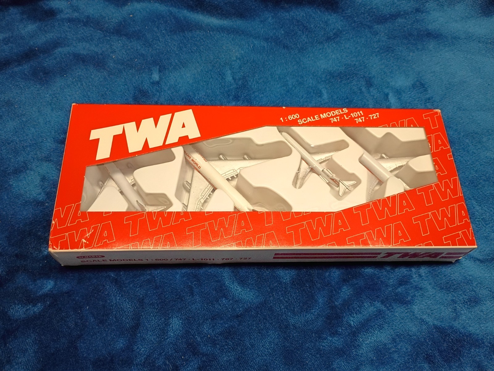 Vintage Schabak TWA Airlines #910/10 Germany Diecast Miniature Planes.