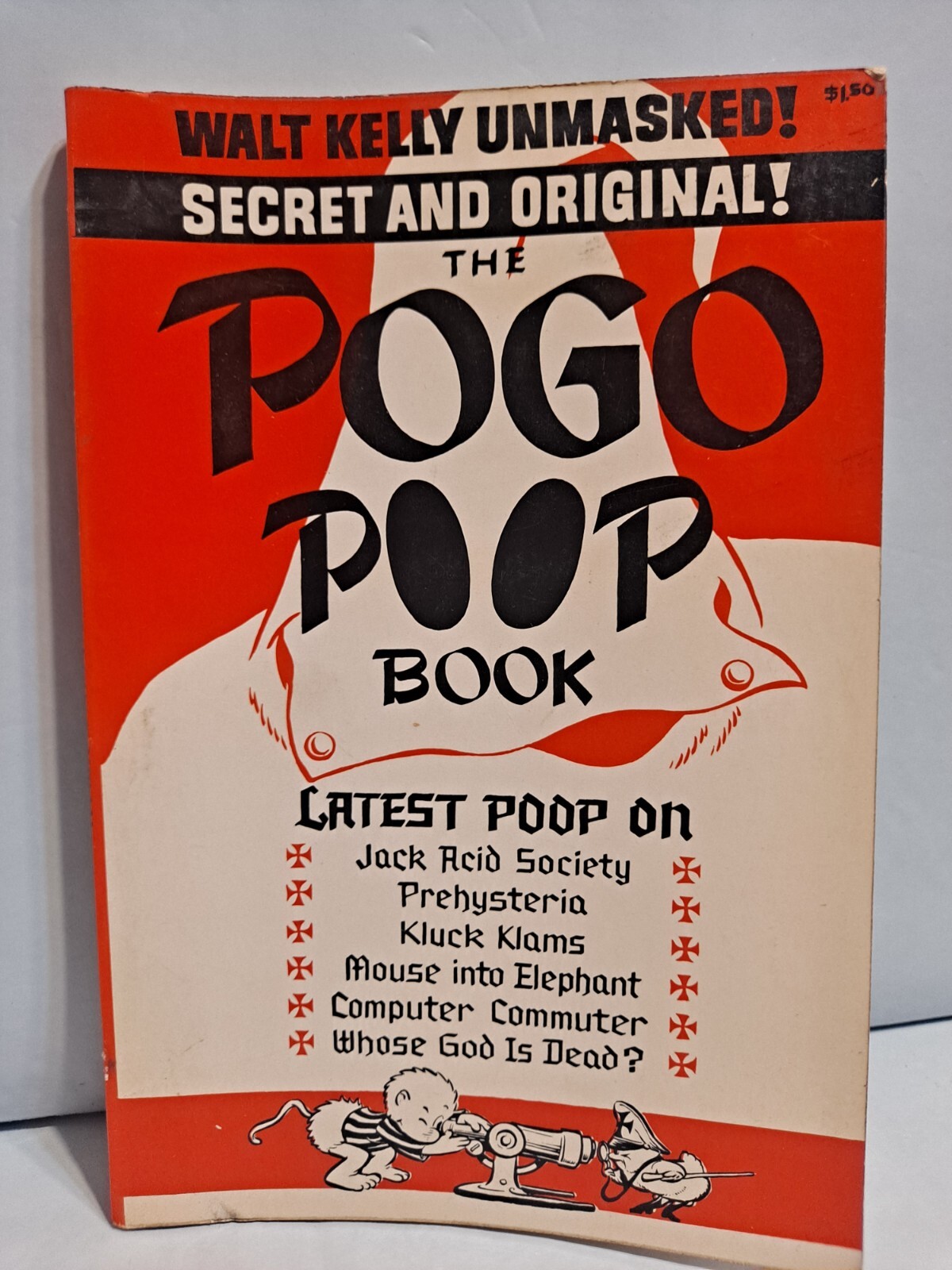 THE POGO POOP BOOK 1ST FIRST EDITION PRINTING WALT KELLY 1966 VERY GOOD
