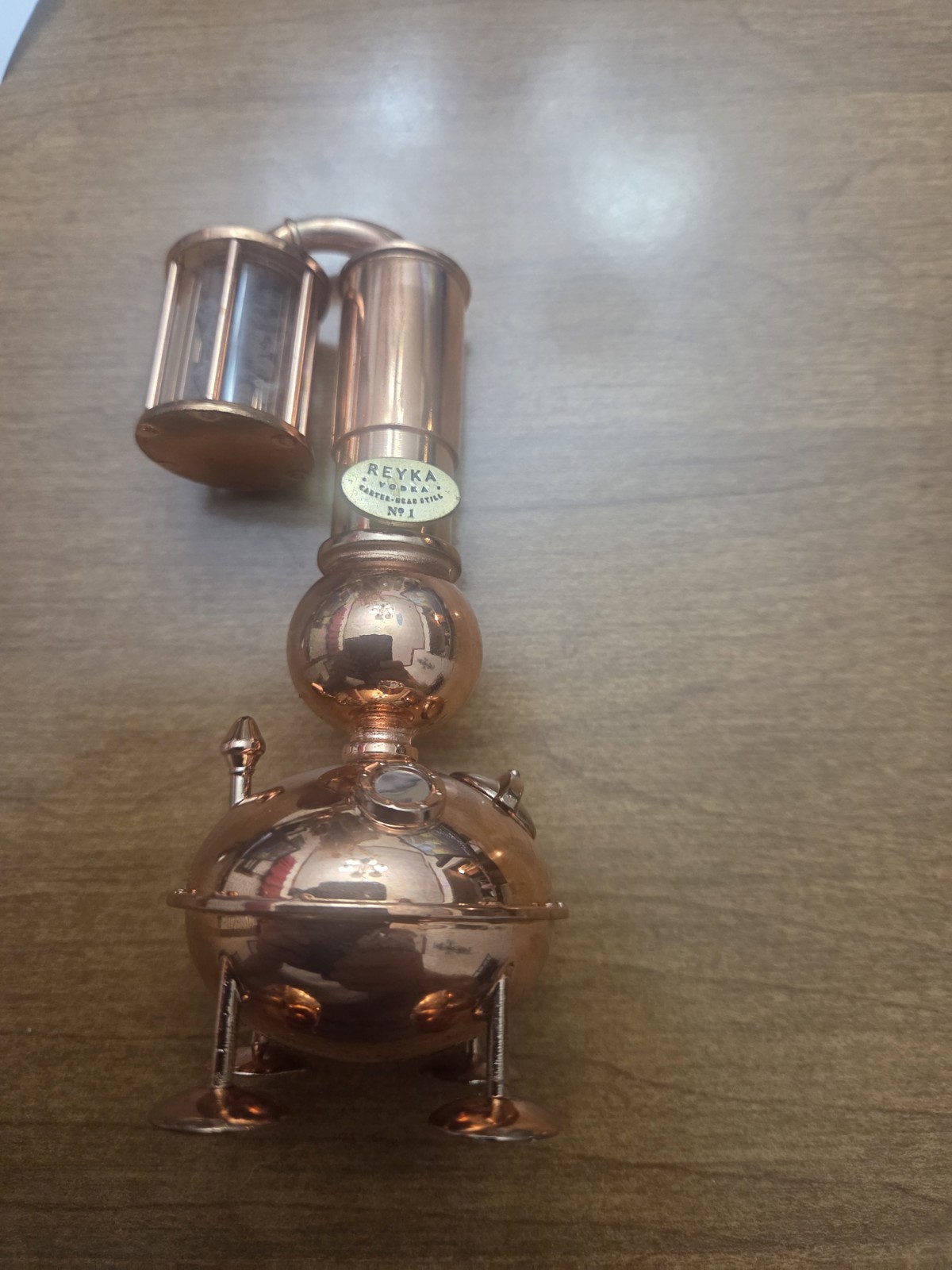 RARE CARTEL GEAD STILL SOLID COPPER VODKA DISTILLERY SALESMAN'S SAMPLE REYKA #1