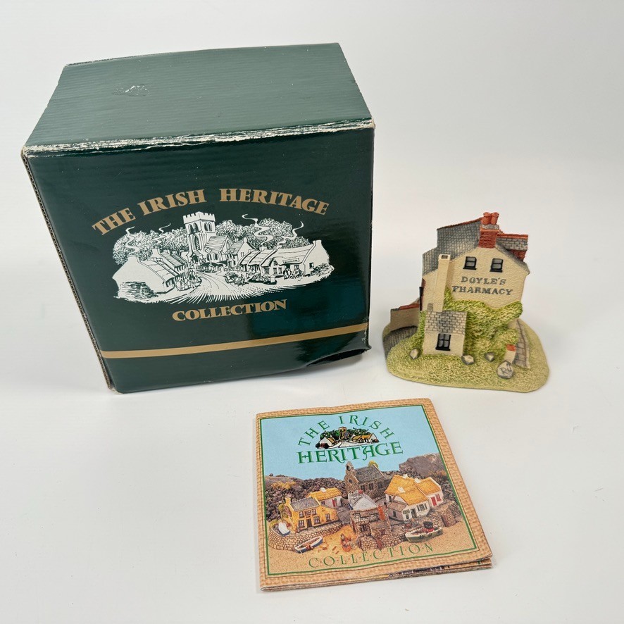 The Irish Heritage Collection Doyle\'s Pharmacy Irish Resin Cottage -Ireland