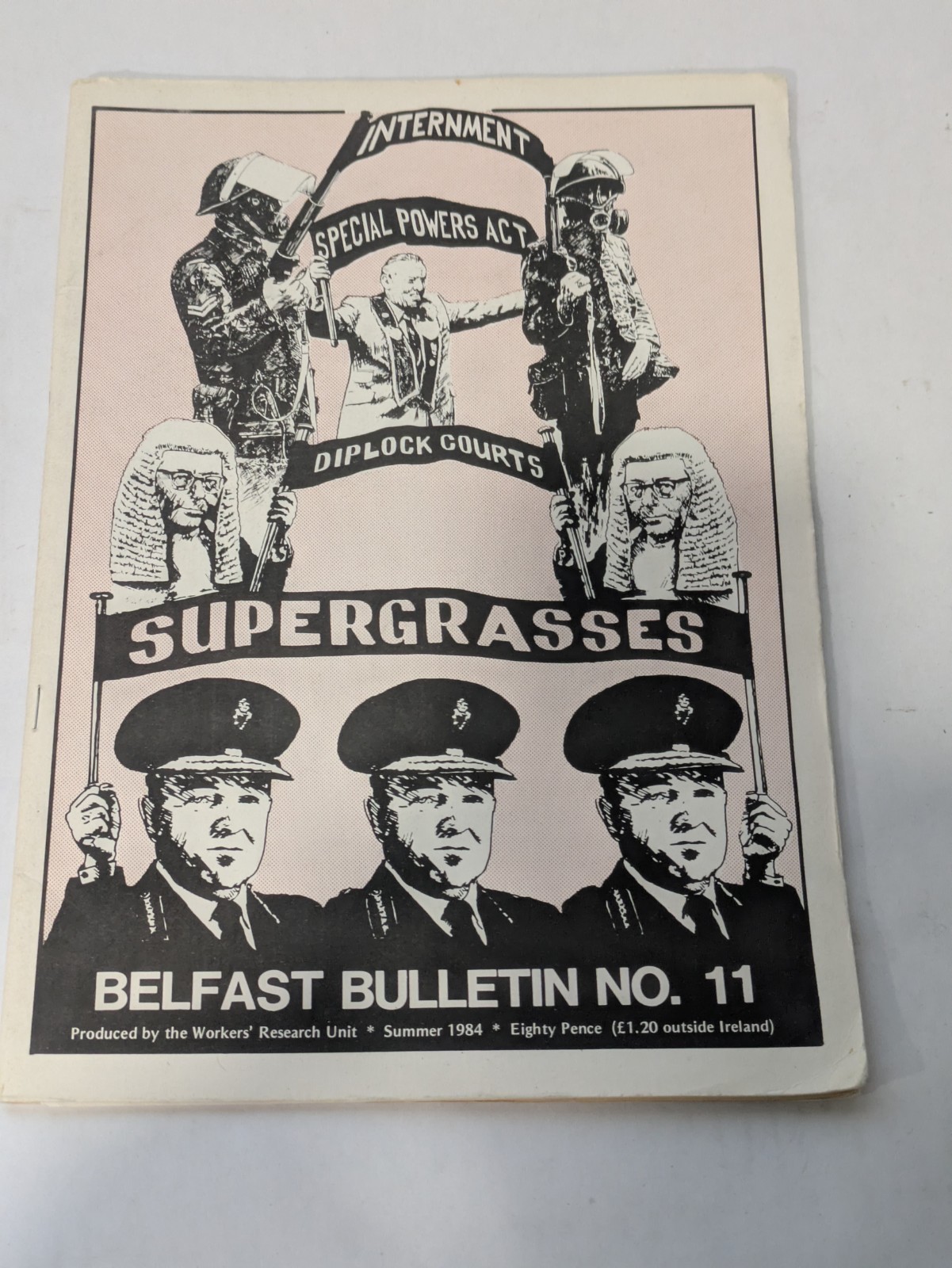 Belfast Bulletin No.11 1984 Supergrasses Northern Ireland Troubles Pamphlet