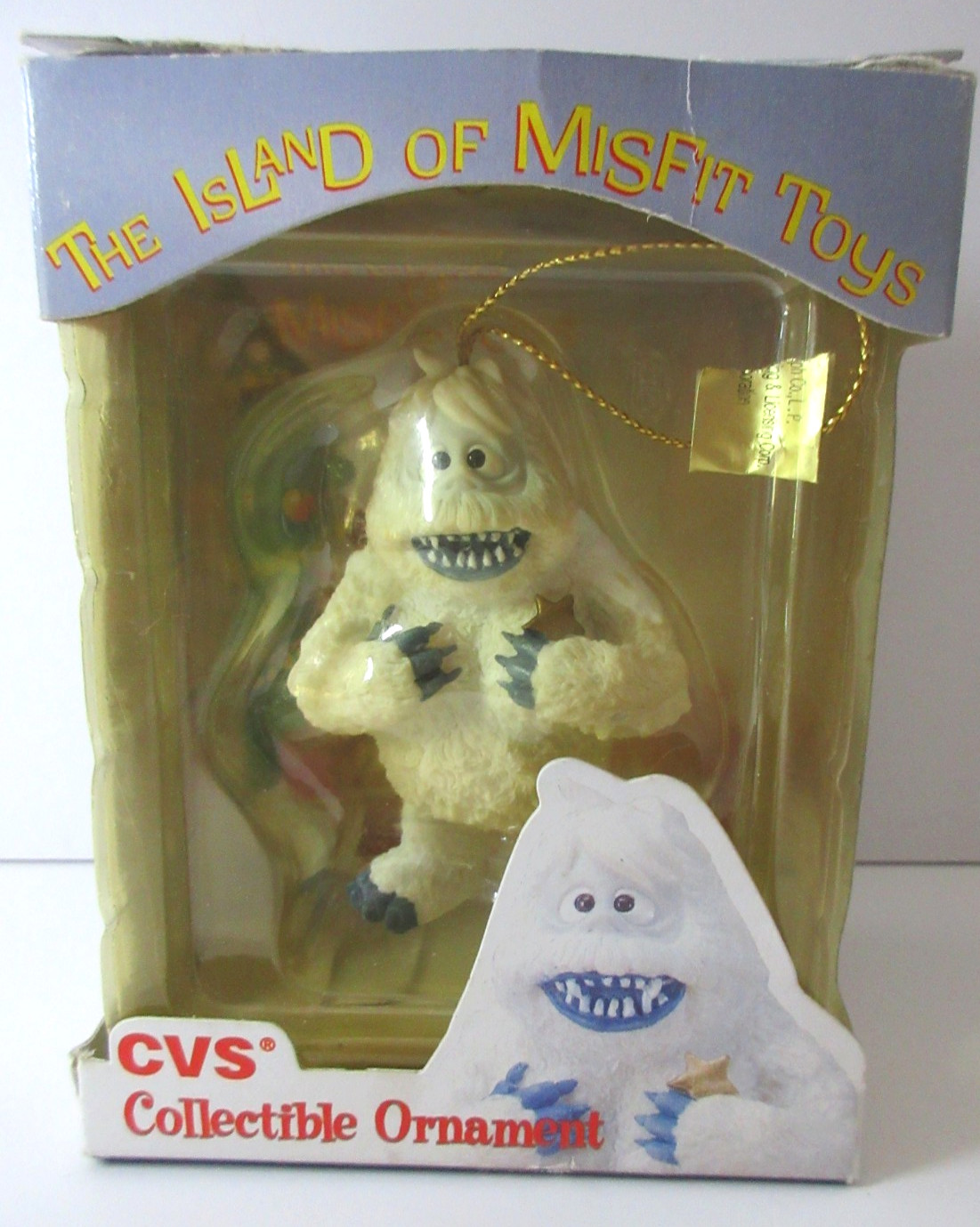 Bumble The Abominable 1999 Enesco CVS Rudolph Island Misfit Toys Ornament - Box