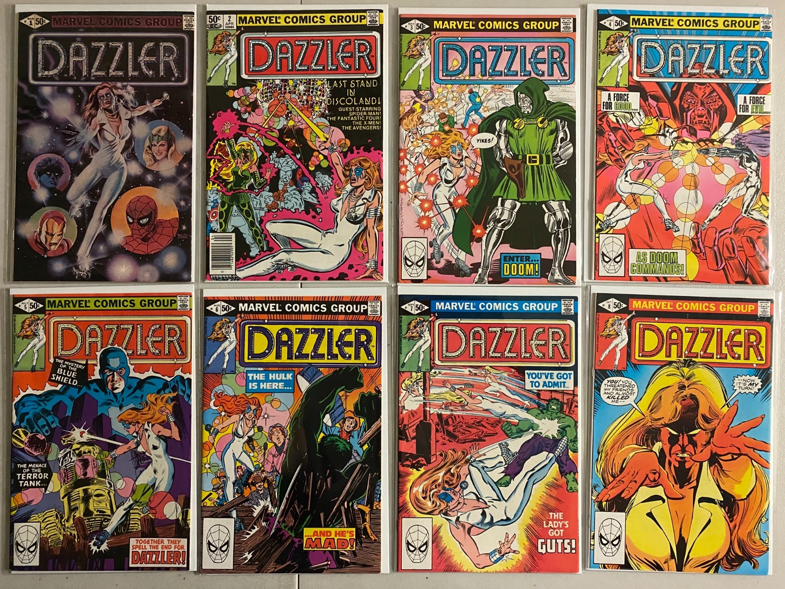 Dazzler lot #1-42 last issue Marvel (average 6.0 FN) 37 different (1981 to 1986) Dazzler lot #1-42 last issue Marvel (average 6.0 FN) 37 different (1981 to 1986)