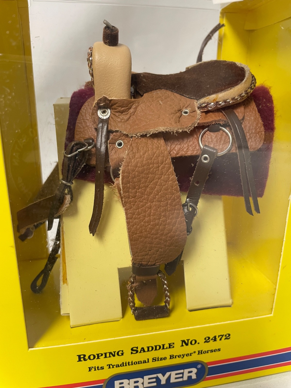 Breyer Barrel Roping Saddle Traditional Horse Tack Accessory #2472 NIB