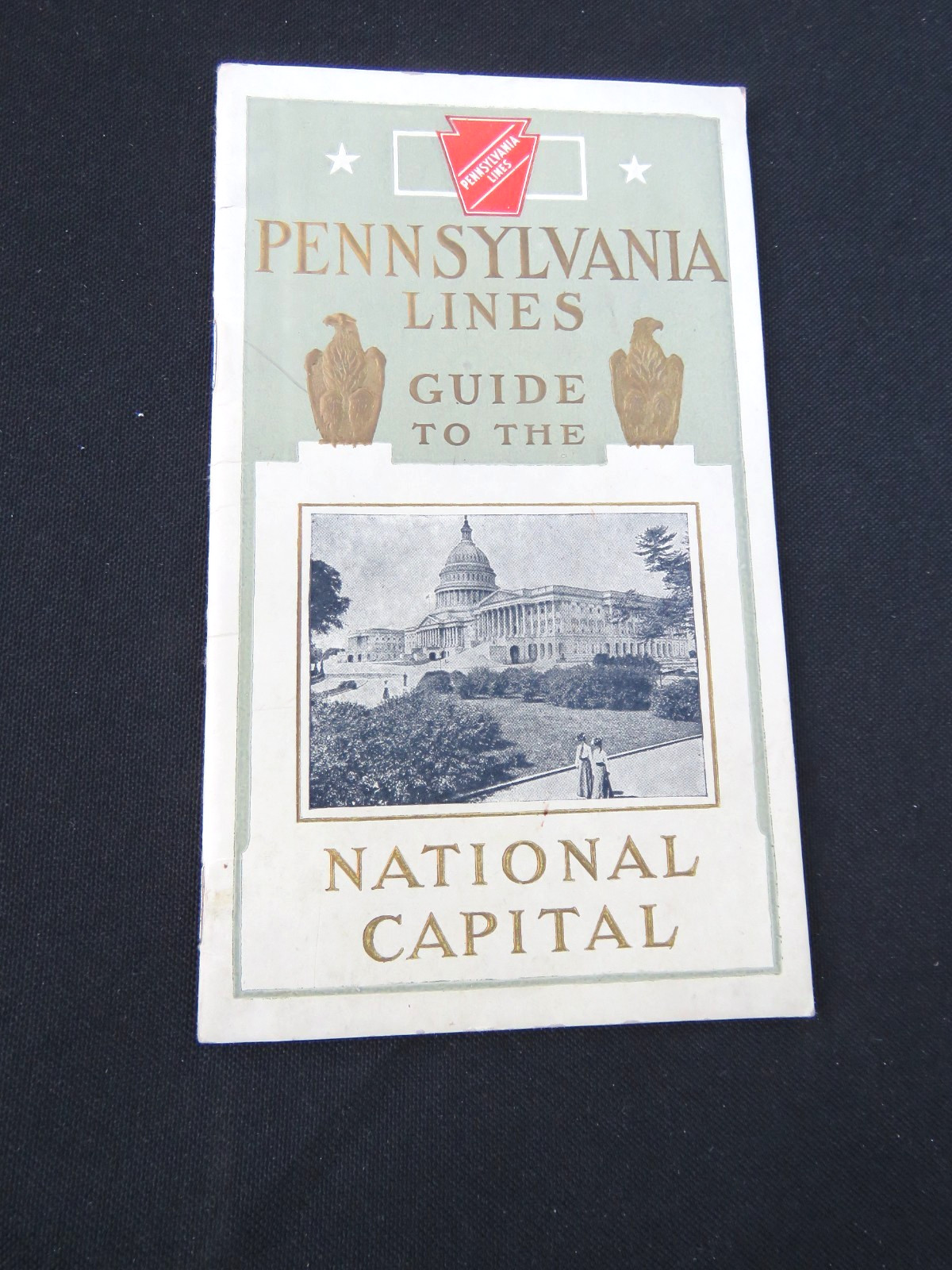 1920\'s Pennsylvania Railroad Lines Booklet Guide To National Capital Washington