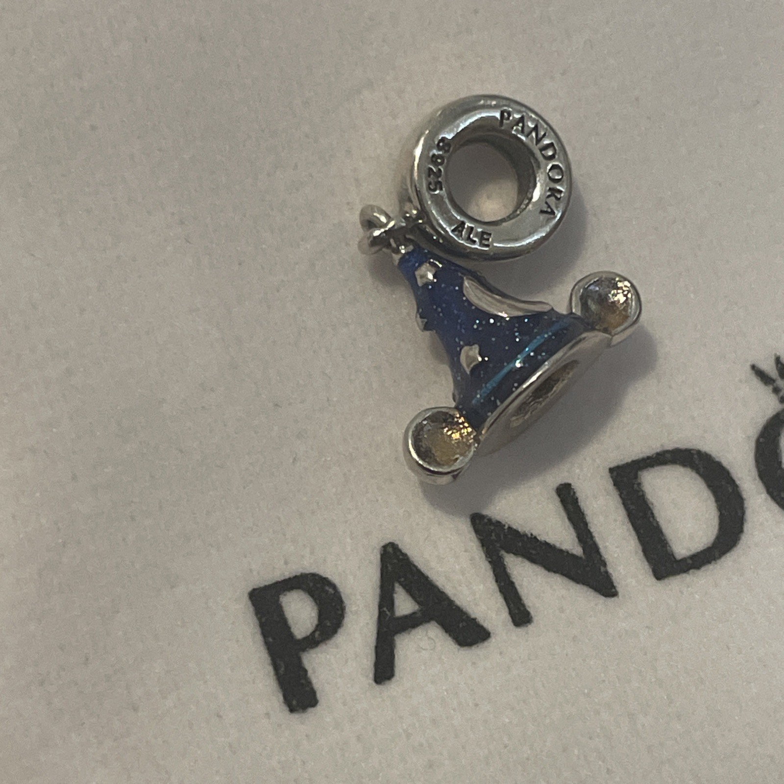 Disney Parks Fantasia Sorcerer Mickey Hat Disney x Pandora Charm 925
