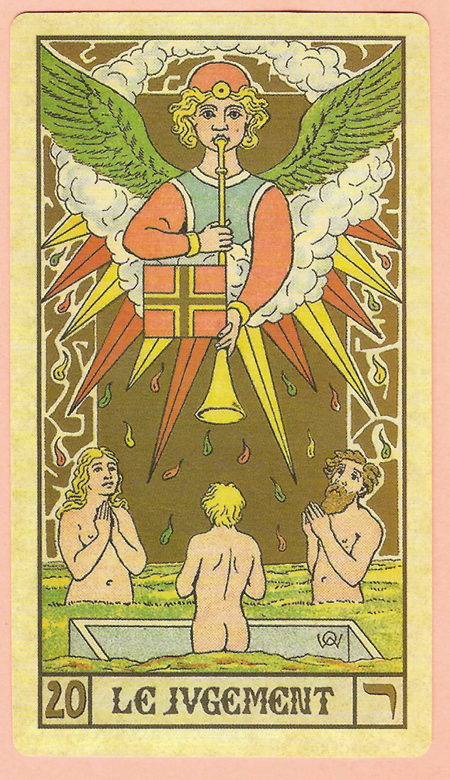 Judgement, Major Arcana 20, Single Swap Tarot Card, Symbolic Wirth - Near Mint