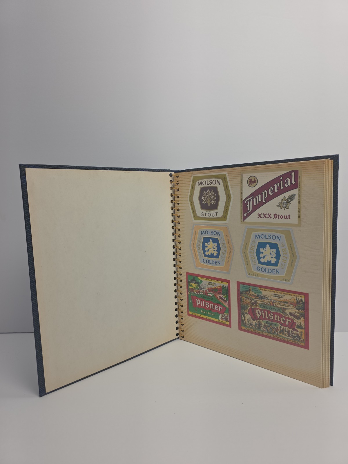 Vintage Beer Label Collection Album 100+ Labels Guinness Molson Labatt Brewerian