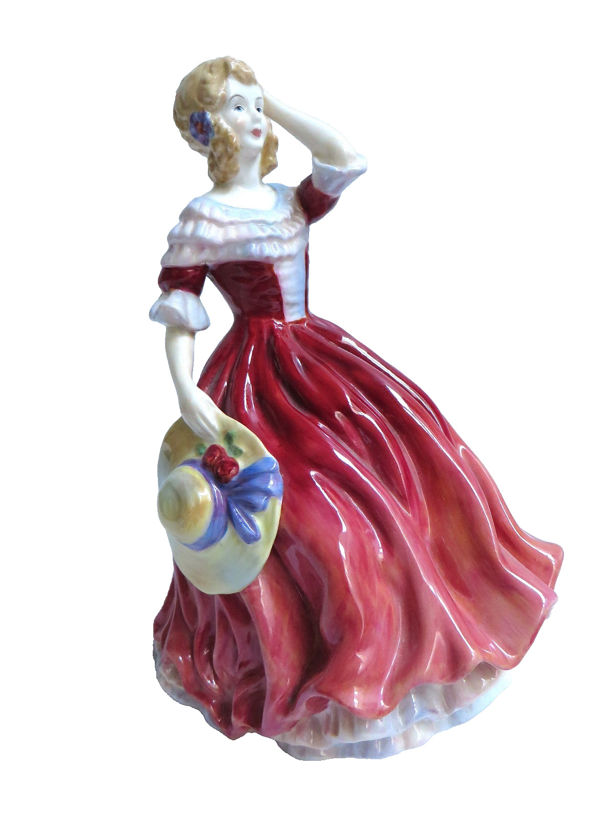 PARAGON MID-CENTURY ENGLISH BONE CHINA HAND-PAINTED FIGURINE OF “SPRING”