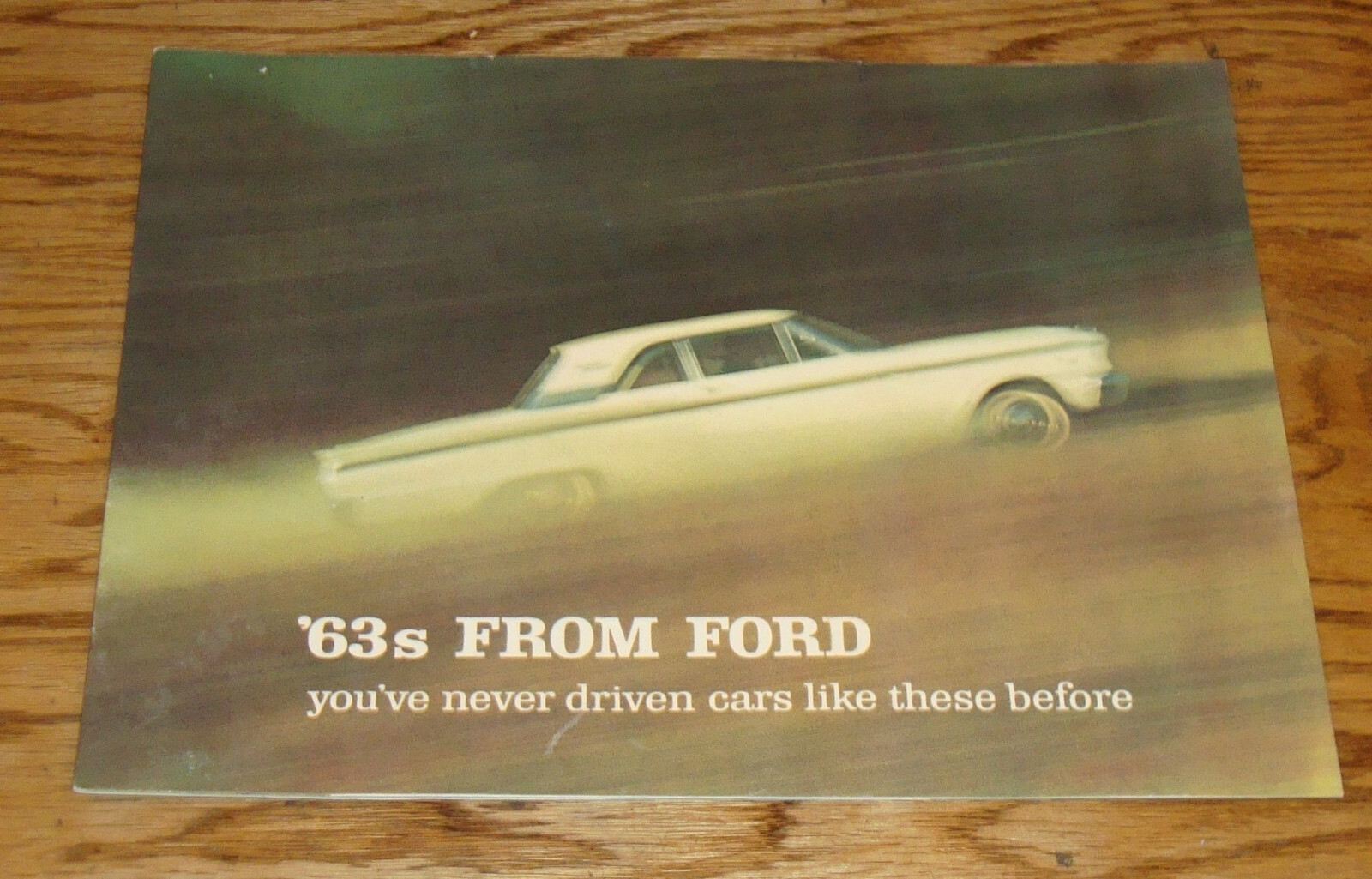 Original 1963 Ford Full Line Deluxe Sales Brochure Fairlane Galaxie Thunderbird 
