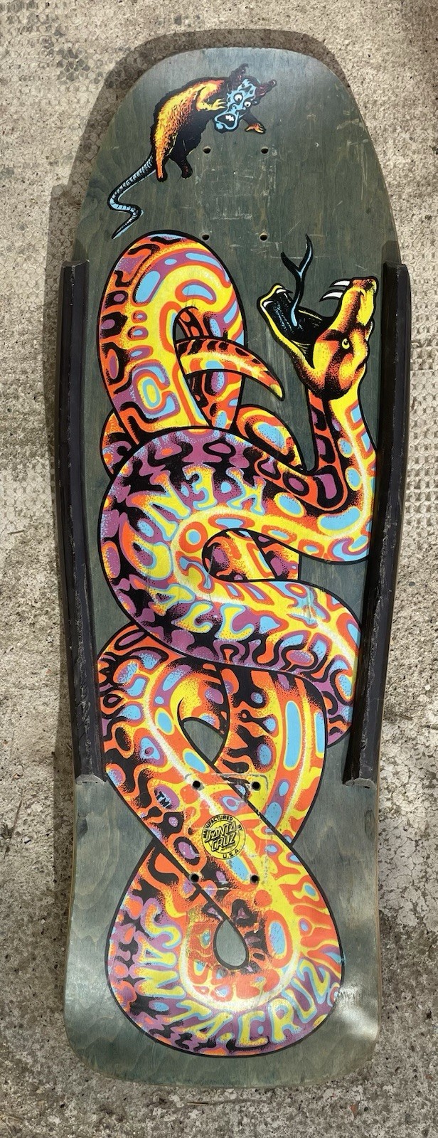 Santa Cruz Jeff Kendall “Snake” - Original 1989 Vintage Skateboard Deck