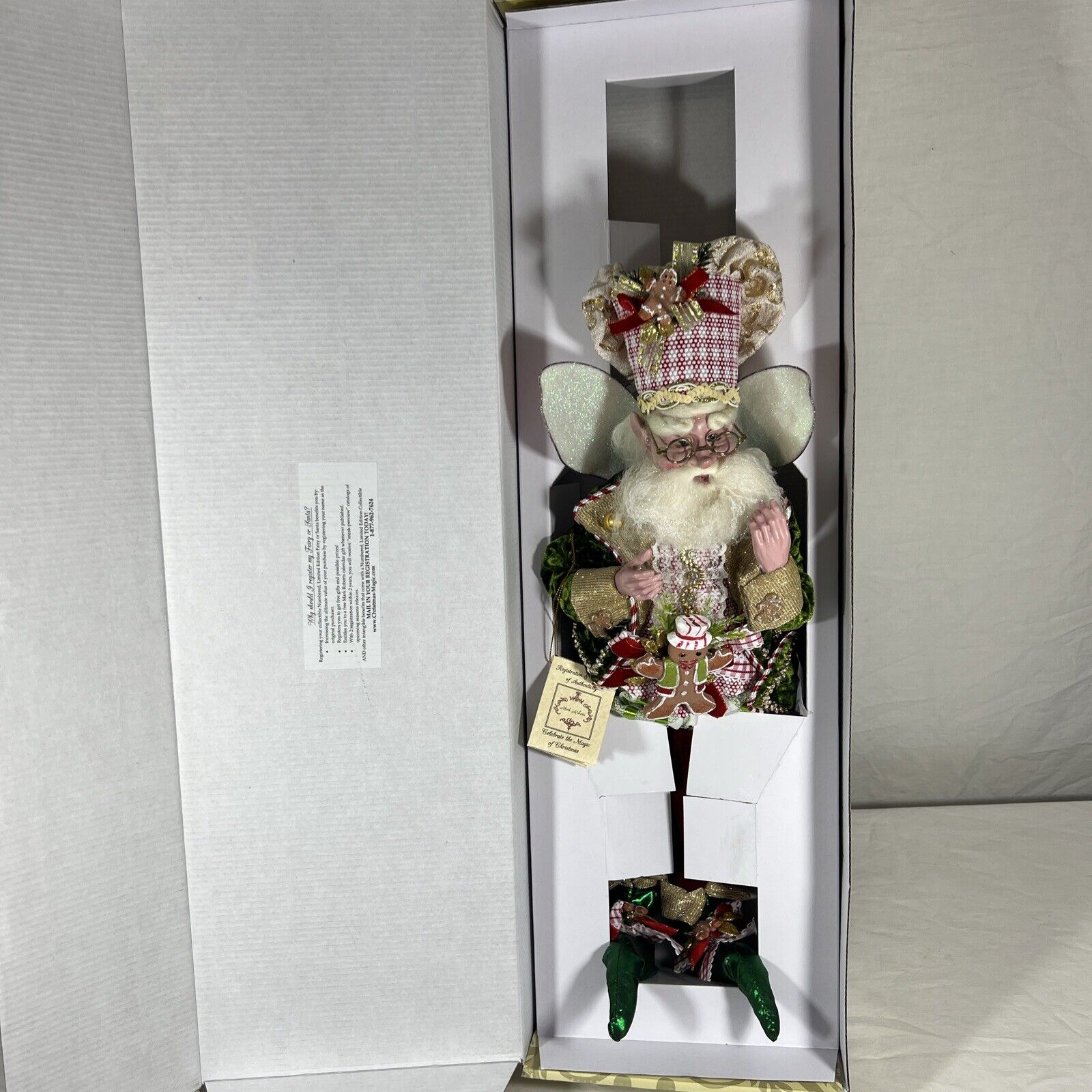 RARE Mark Roberts Gingerbread Spice Fairy Limited 90 Of 200 Large 20”   51-05884