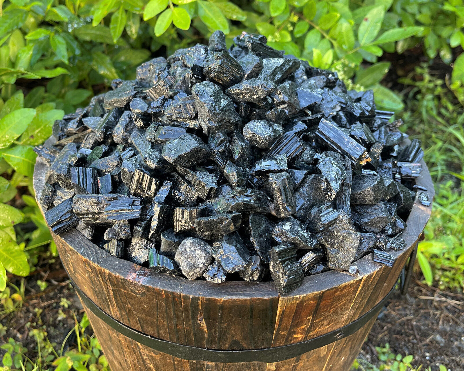 Black Tourmaline Rough Natural Stones CLEARANCE Wholesale lots - Raw Tourmaline