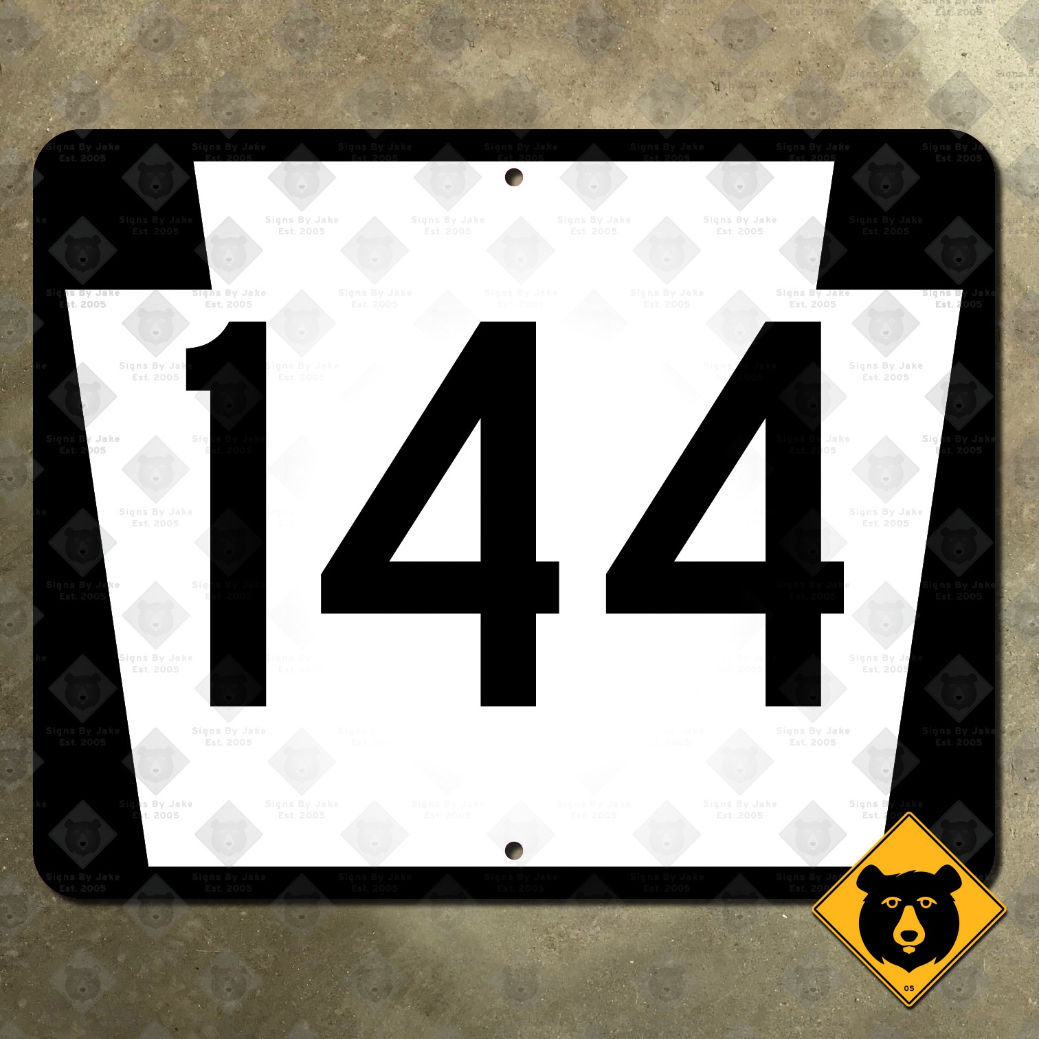 Pennsylvania Route 144 highway road sign Bellefonte High Plateau Byway 20x16