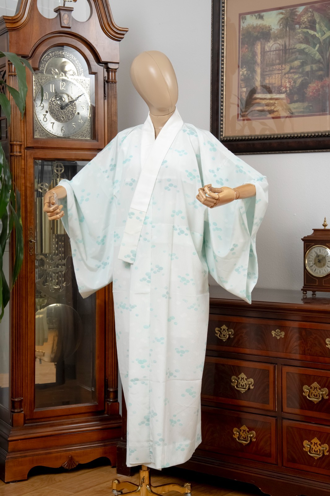 DEAR VANILLA JAPANESE JUBAN UNDERGOWN WOMEN'S KIMONO INNER ROBE GENUINE VINTAGE