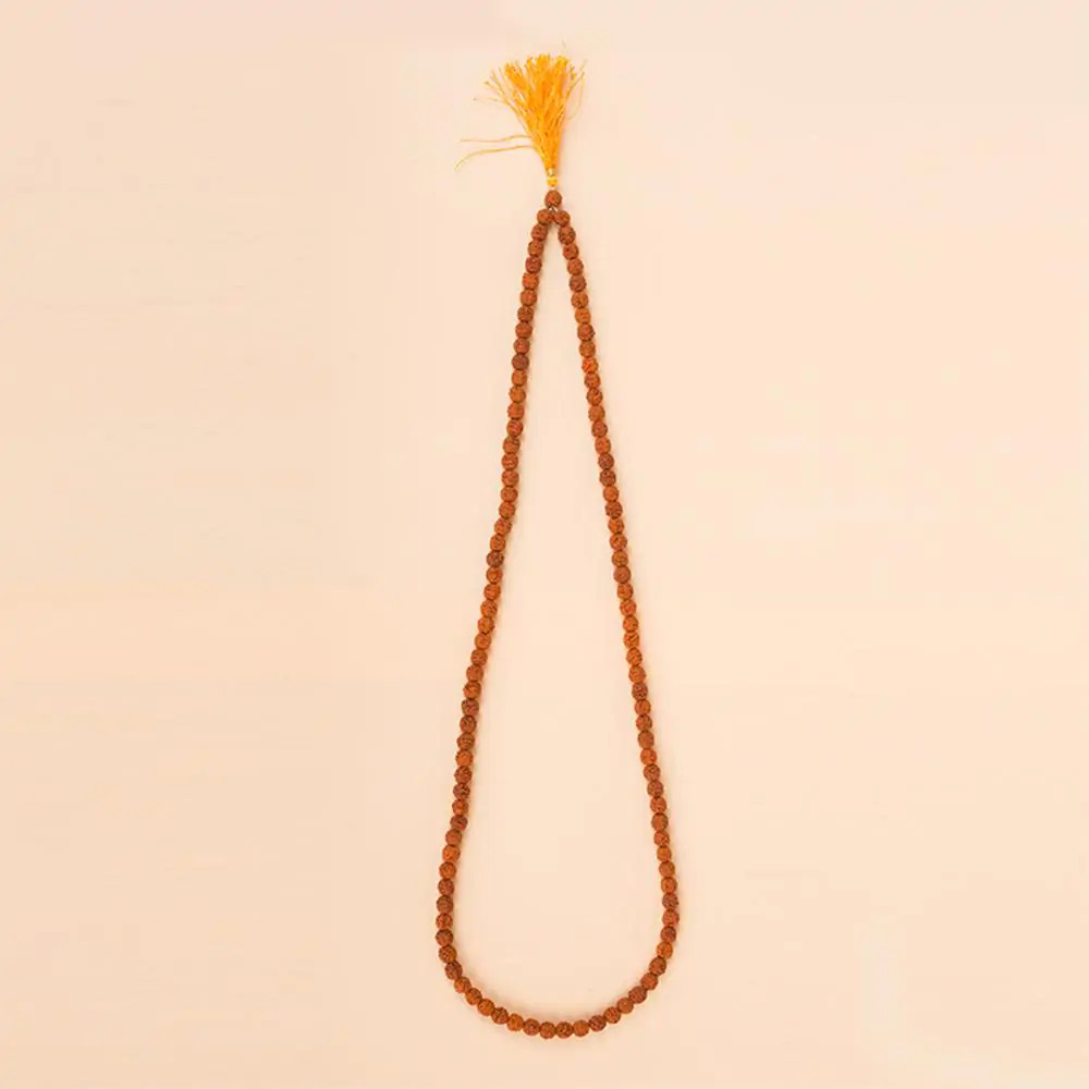Isha Authentic Panchamukhi Five Faced Rudraksha Mala Consecrated Dhyanalinga 6MM