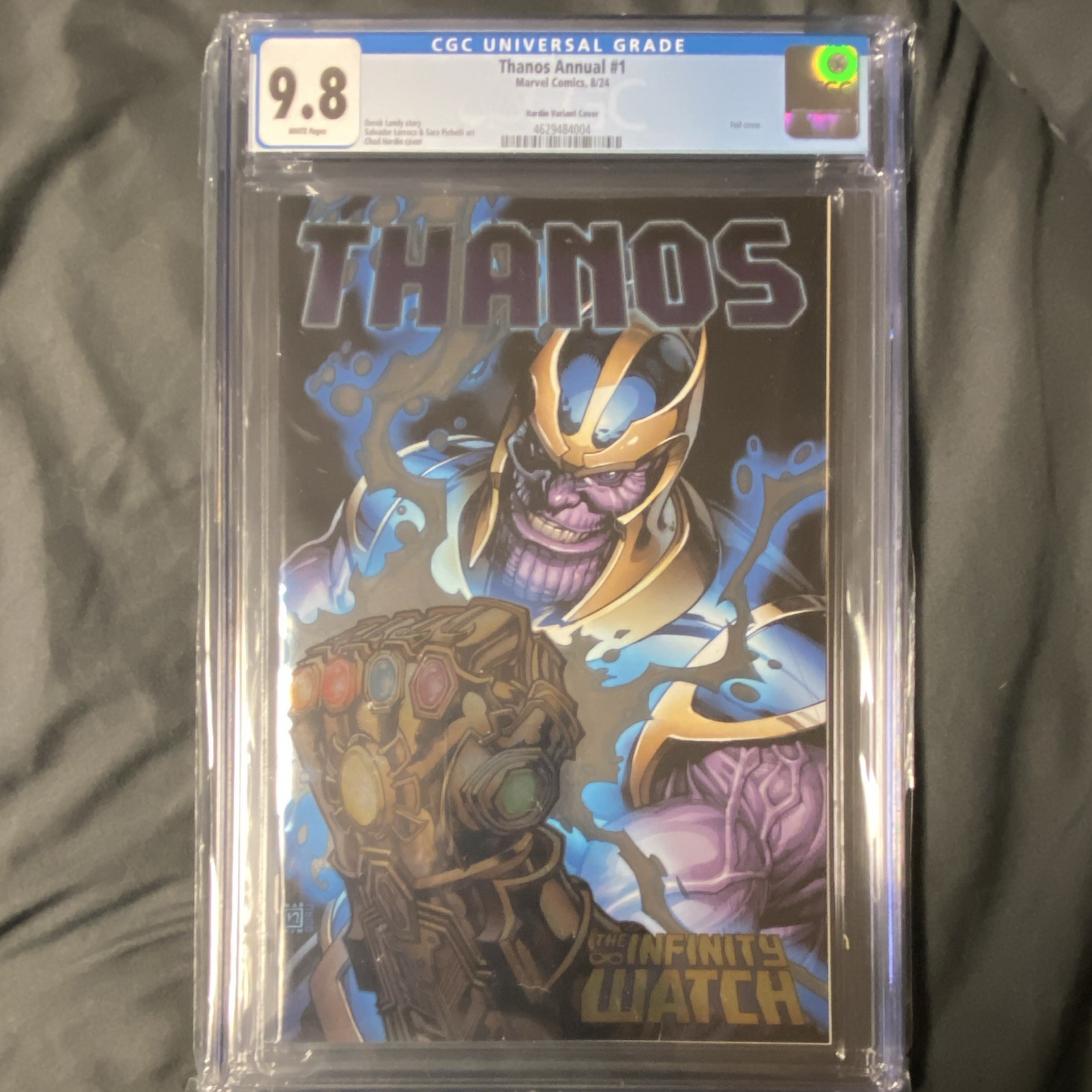 Marvel Comics Thanos Annual #1 Chad Hardin Variant CGC 9.8 2024