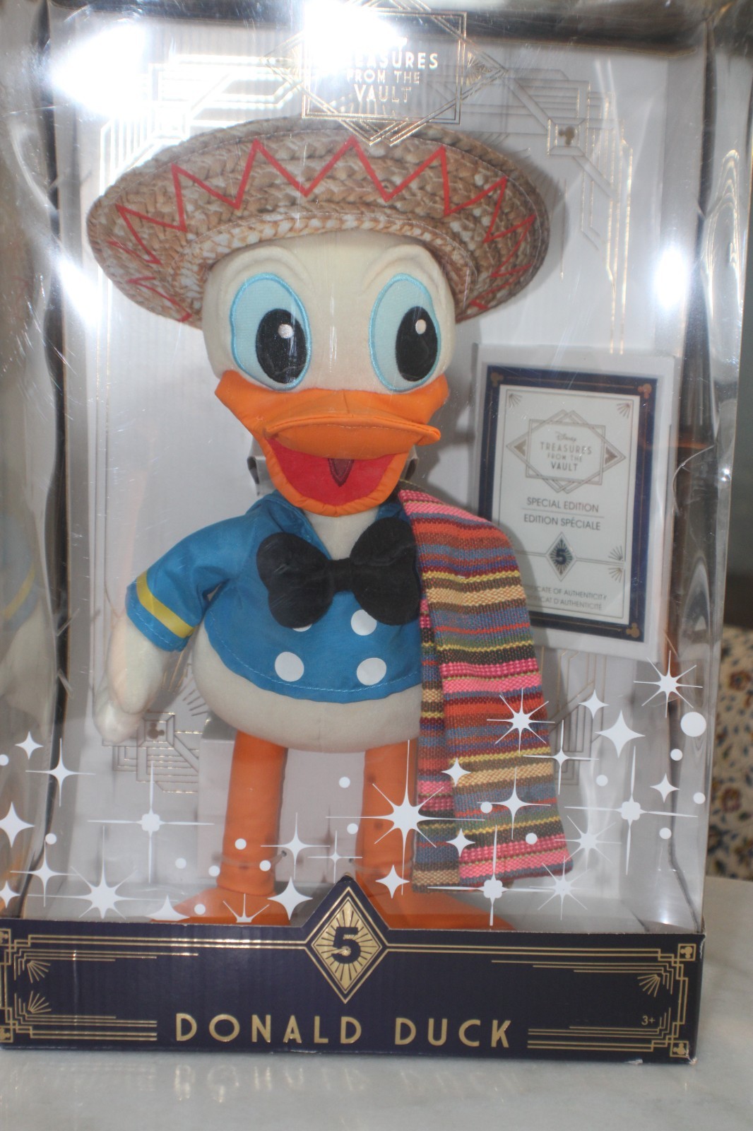 Disney Treasures from the Vault Limited Edition Donald Duck Plush
