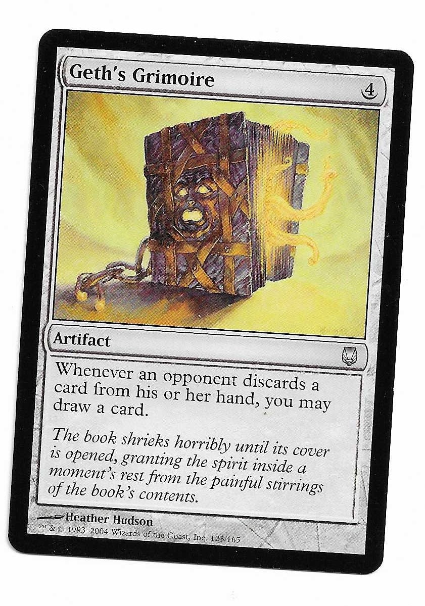 MTG Geth\'s Grimoire X1 Darksteel edition uncommon