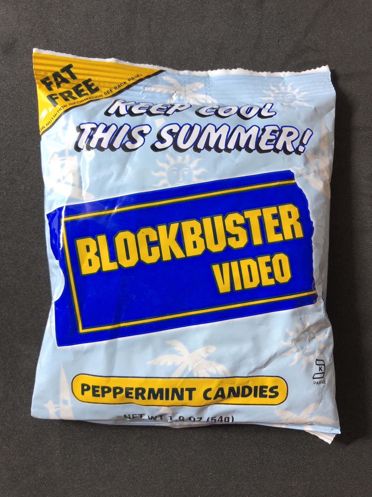 GRAIL 1998 BLOCKBUSTER VIDEO Peppermint Candies Sealed Store Product Vintage