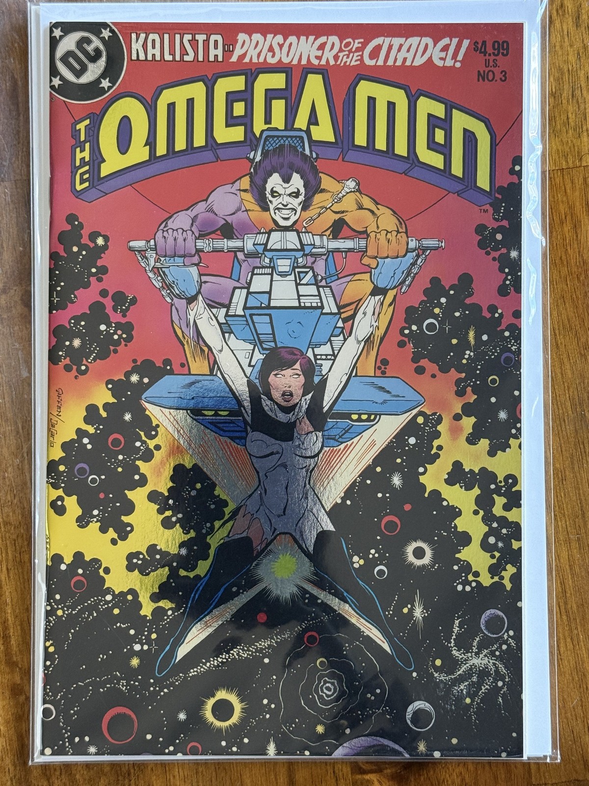 The Omega Men #3 Foil Facsimile – DC Comics (1983) 9.4 NM