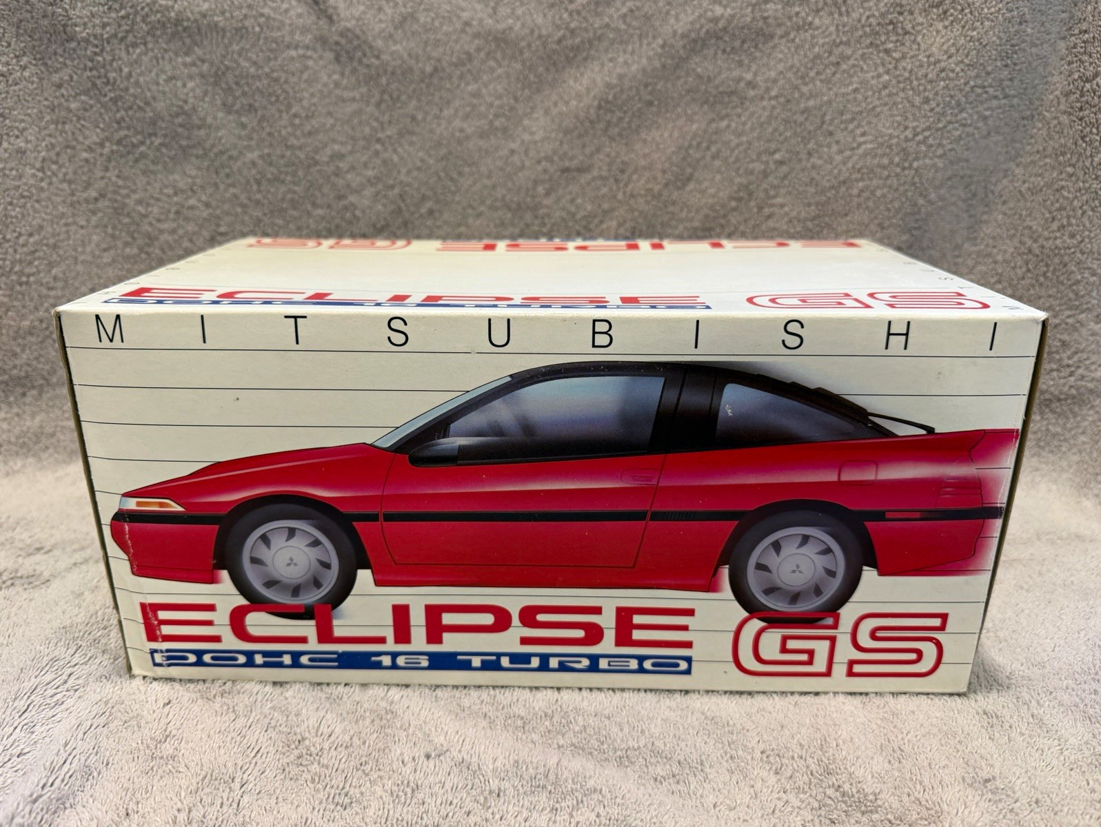 Mitsubishi Eclipse GS 16 Turbo Red 1:18 Scale Car w/ Box. Dealer promotion item