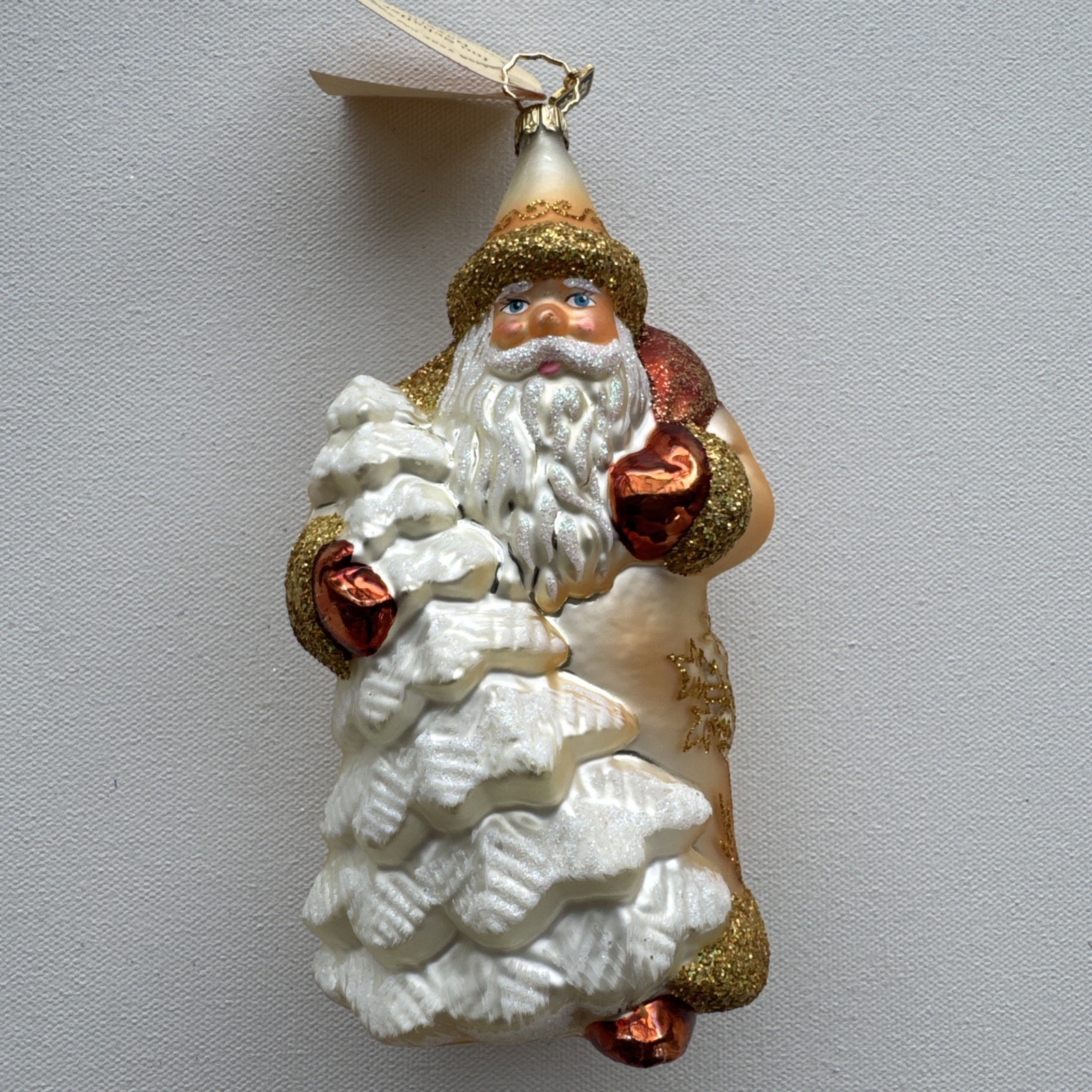 Vintage Ino Schaller Bayern Santa Claus Ornament. Limited Edition 6/1000. Rare