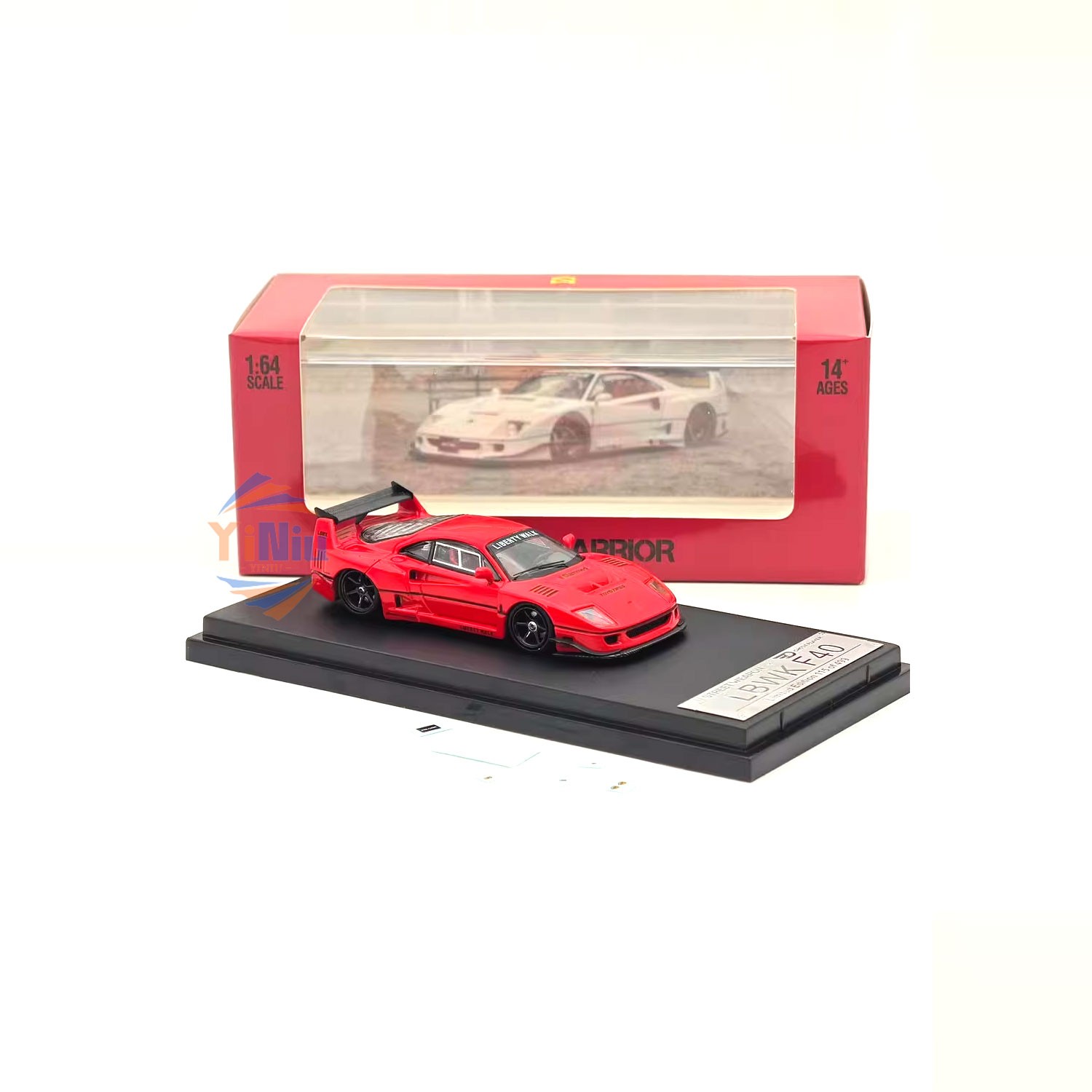 1:64 lbs WK Liberty Walk Ferrari F40 Alloy Die Cast Model Miniature Collection