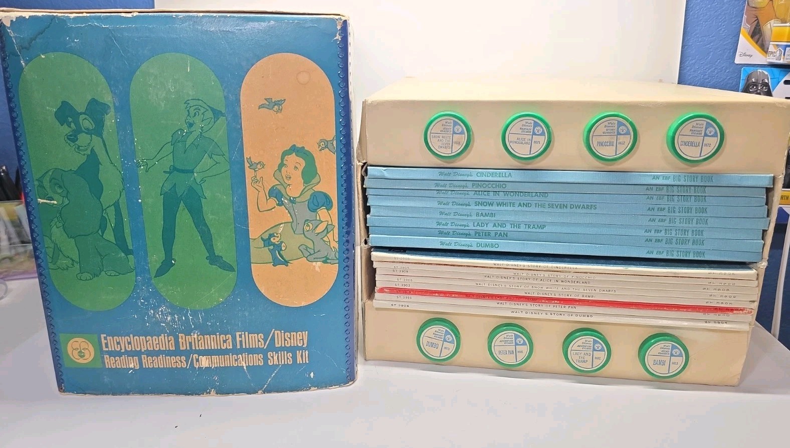 Disney 1950s Museum Encyclopedia Britannica + 35mm Films Complete Vintage Set ✨️