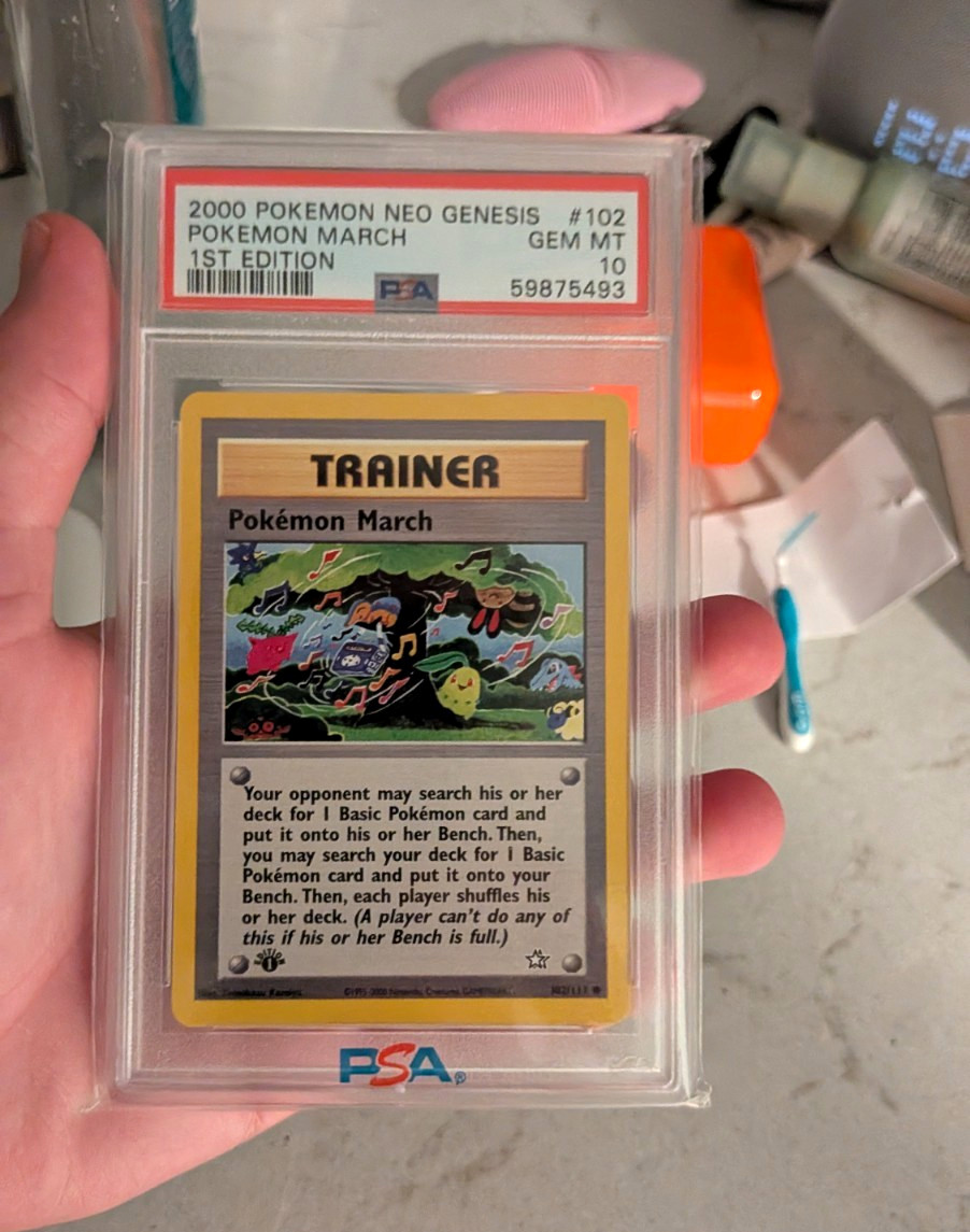 Pokémon Neo Genesis 1st Edition Pokémon March #102 PSA 10 GEM MT 2000 EN