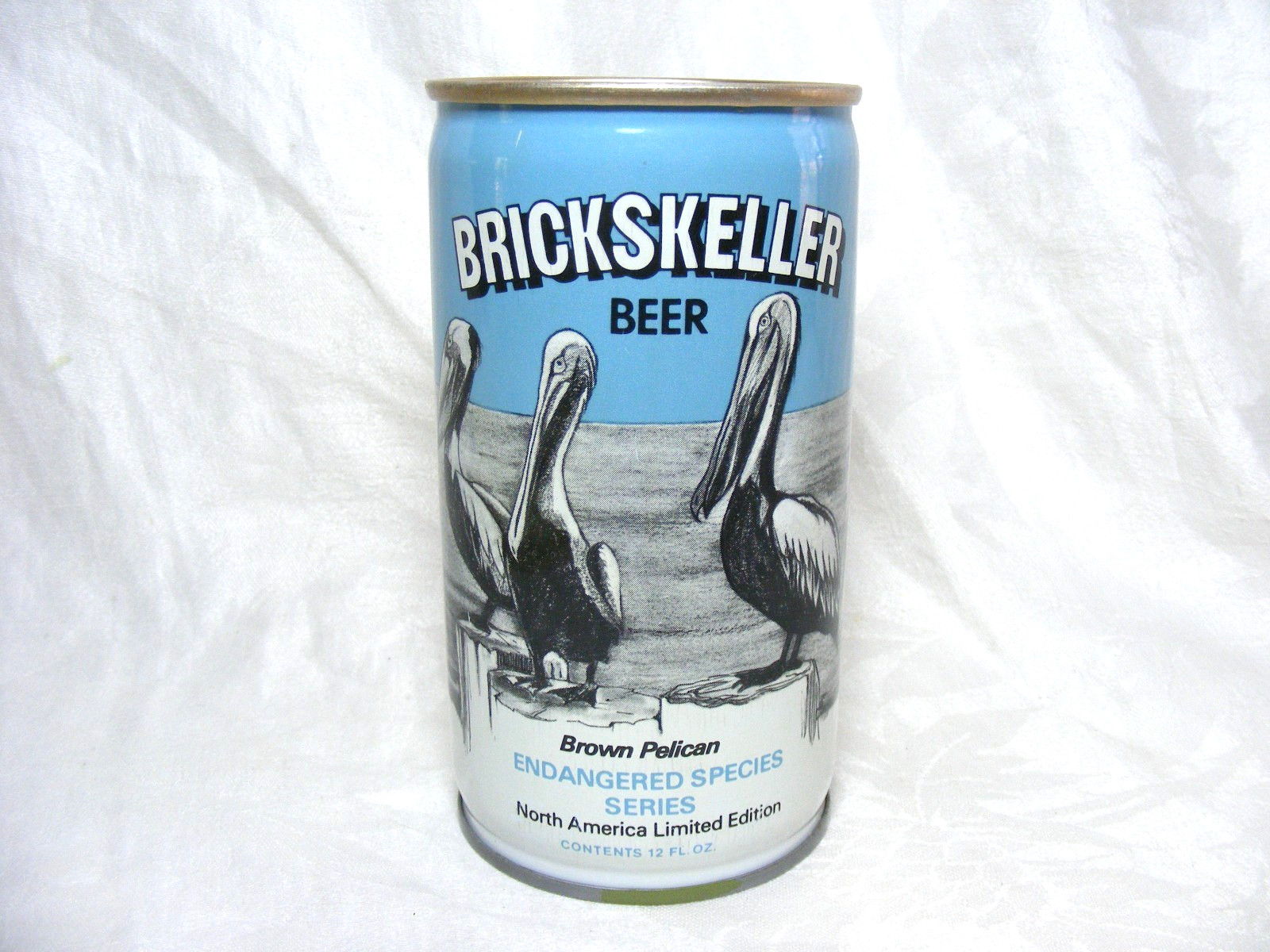 Vintage Steel Beer Can Brickskeller Beer Brown Pelican 12oz Pull Tab