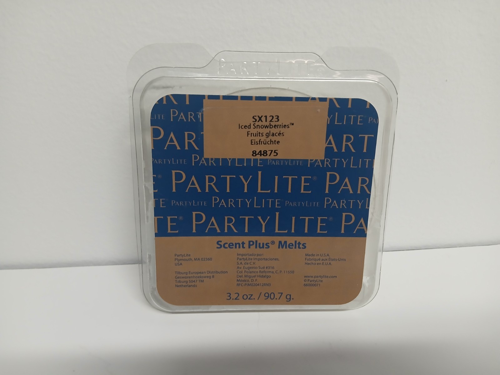 Partylite Scent Plus Melt Iced Snowberries SX123 Partylite Scent Plus Melt Iced Snowberries SX123