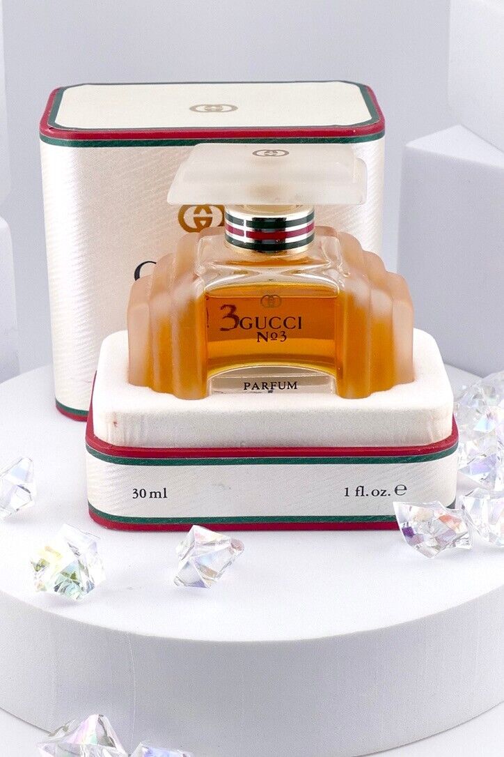 Gucci No 3 Vintage Parfum w/ Box 1 fl oz Discontinued Very Rare Hard to Find